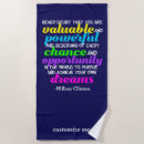 Search for quote beach towels Inspirational