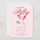 Search for cocktail 50th birthday invitations Fifty