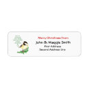 Search for chickadee bird return address labels Watercolor