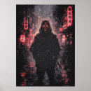 Recherche de démon japonais posters Guerrier