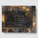 Search for black gold wedding guest books Stylish