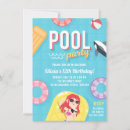 Search for pool 4x6 invitations Blue
