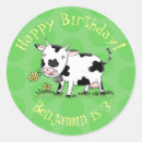 Search for cute cow cartoon stickers Cattle