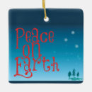 Search for peace on earth ornaments Peaceful