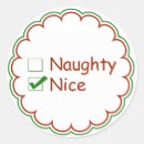 Search for naughty and nice stickers Seasonal