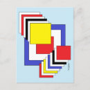 Recherche de carré abstrait cartes postales Géométrique