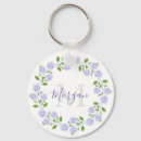Search for blue hydrangeas keychains Purple