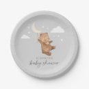 Search for moon baby shower plates Neutral