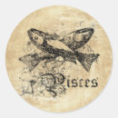 Search for vintage pisces stickers Zodiac