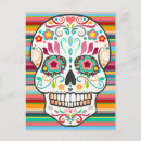 Recherche de sugar skull cartes postales Jour des morts