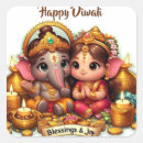Search for lord ganesh stickers Diwali