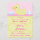 Search for yellow duck baby shower invitations Ducks