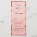 Search for gold foil wedding programs Glitter