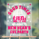 Search for new year party signs New years eve celebration