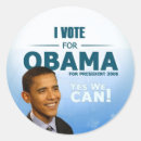 Search for yes we can stickers President