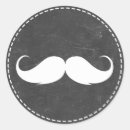 Recherche de bébé moustache autocollants Faveur