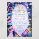 Search for purple tea party invitations Mad hatter
