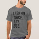 Search for born in 1963 tshirts Since