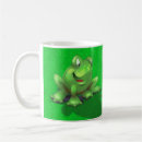 Search for cute cartoon frog mugs Green