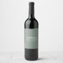 Search for bridal shower wine labels Minimalist