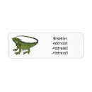 Search for reptile return address labels Iguana