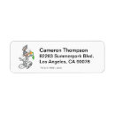 Search for tweety return address labels Bugs bunny