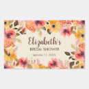 Search for oranges rectangle stickers Bridal shower