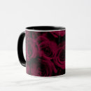 Search for dark red roses mugs Elegant