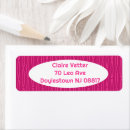 Search for flat return address labels Pink