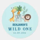 Search for safaris stickers Boy wild one birthday