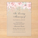Search for butterfly memorial service invitations Floral