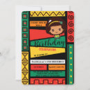 Search for afro girl invitations Black history month