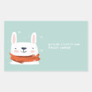 Recherche de lapin de d autocollants Illustration