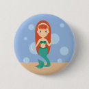 Recherche de sirène badges Dessin animé