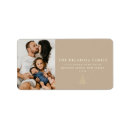 Search for kraft paper return address labels Modern