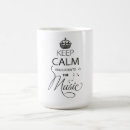 Search for keep calm crown mugs White