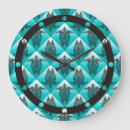 Recherche de cyan horloges Motif