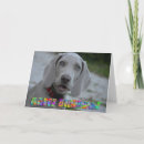 Search for weimaraner birthday cards Cute