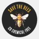 Search for bee awareness stickers Save the bees