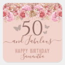 Search for happy 50th stickers Sparkle