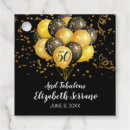 Search for 50th birthday gift tags Black