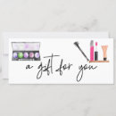 Search for makeup artist business gift certificates Calligraphy