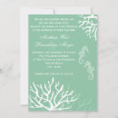 Search for seahorse wedding invitations Seaside