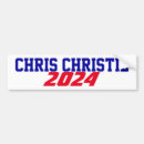Search for chris christie bumper stickers Presidential