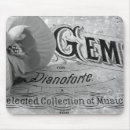 Search for gem mousepads Black and white