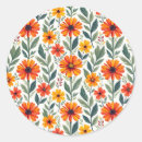 Recherche de motif feuille autocollants Fleurs