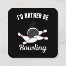 Recherche de hobby visitenkarten Bowling