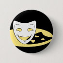 Recherche de masques théâtre badges Drame