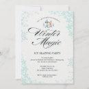 Search for snowflake birthday invitations Blue
