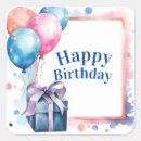 Search for balloon letter stickers Blue